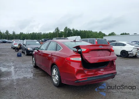 2016 Ford Fusion Se из США, поврежденный, VIN 3FA6P0HD3GR372896